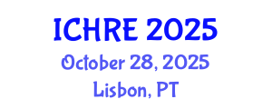 International Conference on Human Reproduction and Embryology (ICHRE) October 28, 2025 - Lisbon, Portugal