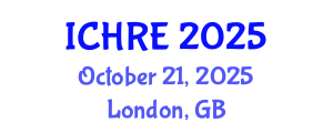 International Conference on Human Reproduction and Embryology (ICHRE) October 21, 2025 - London, United Kingdom