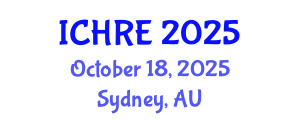 International Conference on Human Reproduction and Embryology (ICHRE) October 18, 2025 - Sydney, Australia