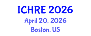International Conference on Human Reproduction and Embryology (ICHRE) April 20, 2026 - Boston, United States International Conference on Human Reproduction and Embryology (ICHRE) April 20, 2026 - Boston, United States