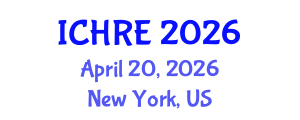 International Conference on Human Reproduction and Embryology (ICHRE) April 20, 2026 - New York, United States International Conference on Human Reproduction and Embryology (ICHRE) April 20, 2026 - New York, United States