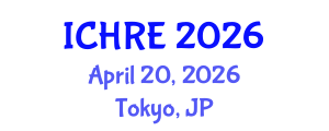 International Conference on Human Reproduction and Embryology (ICHRE) April 20, 2026 - Tokyo, Japan International Conference on Human Reproduction and Embryology (ICHRE) April 20, 2026 - Tokyo, Japan
