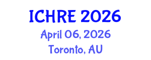 International Conference on Human Reproduction and Embryology (ICHRE) April 06, 2026 - Toronto, Australia International Conference on Human Reproduction and Embryology (ICHRE) April 06, 2026 - Toronto, Australia