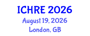 International Conference on Human Reproduction and Embryology (ICHRE) August 19, 2026 - London, United Kingdom International Conference on Human Reproduction and Embryology (ICHRE) August 19, 2026 - London, United Kingdom