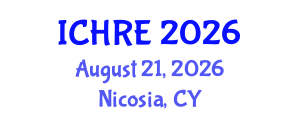 International Conference on Human Reproduction and Embryology (ICHRE) August 21, 2026 - Nicosia, Cyprus International Conference on Human Reproduction and Embryology (ICHRE) August 21, 2026 - Nicosia, Cyprus