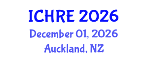 International Conference on Human Reproduction and Embryology (ICHRE) December 01, 2026 - Auckland, New Zealand International Conference on Human Reproduction and Embryology (ICHRE) December 01, 2026 - Auckland, New Zealand