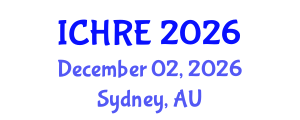 International Conference on Human Reproduction and Embryology (ICHRE) December 02, 2026 - Sydney, Australia