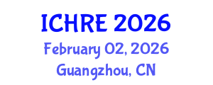 International Conference on Human Reproduction and Embryology (ICHRE) February 02, 2026 - Guangzhou, China International Conference on Human Reproduction and Embryology (ICHRE) February 02, 2026 - Guangzhou, China