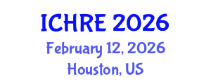 International Conference on Human Reproduction and Embryology (ICHRE) February 12, 2026 - Houston, United States International Conference on Human Reproduction and Embryology (ICHRE) February 12, 2026 - Houston, United States