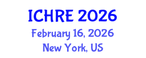 International Conference on Human Reproduction and Embryology (ICHRE) February 16, 2026 - New York, United States International Conference on Human Reproduction and Embryology (ICHRE) February 16, 2026 - New York, United States