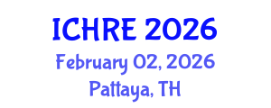 International Conference on Human Reproduction and Embryology (ICHRE) February 02, 2026 - Pattaya, Thailand International Conference on Human Reproduction and Embryology (ICHRE) February 02, 2026 - Pattaya, Thailand