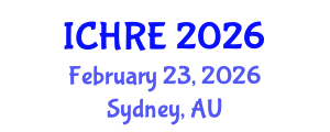 International Conference on Human Reproduction and Embryology (ICHRE) February 23, 2026 - Sydney, Australia International Conference on Human Reproduction and Embryology (ICHRE) February 23, 2026 - Sydney, Australia