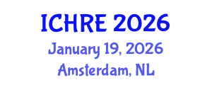 International Conference on Human Reproduction and Embryology (ICHRE) January 19, 2026 - Amsterdam, Netherlands International Conference on Human Reproduction and Embryology (ICHRE) January 19, 2026 - Amsterdam, Netherlands