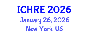 International Conference on Human Reproduction and Embryology (ICHRE) January 26, 2026 - New York, United States International Conference on Human Reproduction and Embryology (ICHRE) January 26, 2026 - New York, United States