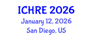 International Conference on Human Reproduction and Embryology (ICHRE) January 12, 2026 - San Diego, United States International Conference on Human Reproduction and Embryology (ICHRE) January 12, 2026 - San Diego, United States