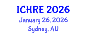 International Conference on Human Reproduction and Embryology (ICHRE) January 26, 2026 - Sydney, Australia International Conference on Human Reproduction and Embryology (ICHRE) January 26, 2026 - Sydney, Australia