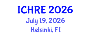 International Conference on Human Reproduction and Embryology (ICHRE) July 19, 2026 - Helsinki, Finland International Conference on Human Reproduction and Embryology (ICHRE) July 19, 2026 - Helsinki, Finland