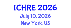 International Conference on Human Reproduction and Embryology (ICHRE) July 10, 2026 - New York, United States International Conference on Human Reproduction and Embryology (ICHRE) July 10, 2026 - New York, United States