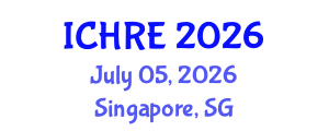 International Conference on Human Reproduction and Embryology (ICHRE) July 05, 2026 - Singapore, Singapore International Conference on Human Reproduction and Embryology (ICHRE) July 05, 2026 - Singapore, Singapore
