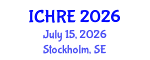International Conference on Human Reproduction and Embryology (ICHRE) July 15, 2026 - Stockholm, Sweden