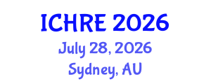 International Conference on Human Reproduction and Embryology (ICHRE) July 28, 2026 - Sydney, Australia