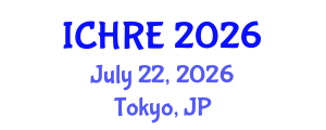 International Conference on Human Reproduction and Embryology (ICHRE) July 22, 2026 - Tokyo, Japan International Conference on Human Reproduction and Embryology (ICHRE) July 22, 2026 - Tokyo, Japan