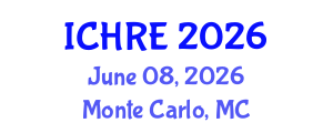 International Conference on Human Reproduction and Embryology (ICHRE) June 08, 2026 - Monte Carlo, Monaco International Conference on Human Reproduction and Embryology (ICHRE) June 08, 2026 - Monte Carlo, Monaco