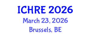 International Conference on Human Reproduction and Embryology (ICHRE) March 23, 2026 - Brussels, Belgium International Conference on Human Reproduction and Embryology (ICHRE) March 23, 2026 - Brussels, Belgium