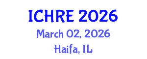 International Conference on Human Reproduction and Embryology (ICHRE) March 02, 2026 - Haifa, Israel International Conference on Human Reproduction and Embryology (ICHRE) March 02, 2026 - Haifa, Israel
