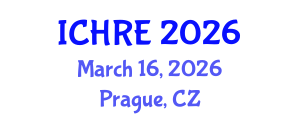 International Conference on Human Reproduction and Embryology (ICHRE) March 16, 2026 - Prague, Czechia International Conference on Human Reproduction and Embryology (ICHRE) March 16, 2026 - Prague, Czechia