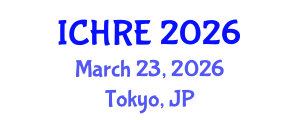 International Conference on Human Reproduction and Embryology (ICHRE) March 23, 2026 - Tokyo, Japan International Conference on Human Reproduction and Embryology (ICHRE) March 23, 2026 - Tokyo, Japan