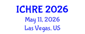 International Conference on Human Reproduction and Embryology (ICHRE) May 11, 2026 - Las Vegas, United States International Conference on Human Reproduction and Embryology (ICHRE) May 11, 2026 - Las Vegas, United States