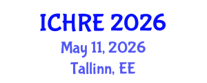 International Conference on Human Reproduction and Embryology (ICHRE) May 11, 2026 - Tallinn, Estonia International Conference on Human Reproduction and Embryology (ICHRE) May 11, 2026 - Tallinn, Estonia