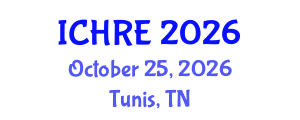 International Conference on Human Reproduction and Embryology (ICHRE) October 25, 2026 - Tunis, Tunisia International Conference on Human Reproduction and Embryology (ICHRE) October 25, 2026 - Tunis, Tunisia