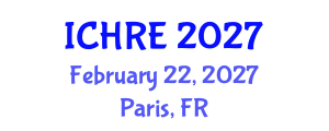 International Conference on Human Reproduction and Embryology (ICHRE) February 22, 2027 - Paris, France