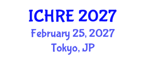 International Conference on Human Reproduction and Embryology (ICHRE) February 25, 2027 - Tokyo, Japan International Conference on Human Reproduction and Embryology (ICHRE) February 25, 2027 - Tokyo, Japan