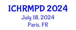 International Conference on Human Resource Management and Professional Development (ICHRMPD) July 18, 2024 - Paris, France