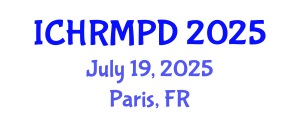 International Conference on Human Resource Management and Professional Development (ICHRMPD) July 19, 2025 - Paris, France
