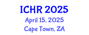 International Conference on Human Resources (ICHR) April 15, 2025 - Cape Town, South Africa