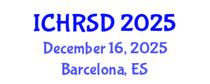 International Conference on Human Resources, Strategies and Development (ICHRSD) December 16, 2025 - Barcelona, Spain