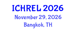 International Conference on Human Rights and Education Law (ICHREL) November 29, 2026 - Bangkok, Thailand International Conference on Human Rights and Education Law (ICHREL) November 29, 2026 - Bangkok, Thailand