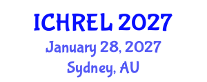 International Conference on Human Rights and Education Law (ICHREL) January 28, 2027 - Sydney, Australia International Conference on Human Rights and Education Law (ICHREL) January 28, 2027 - Sydney, Australia