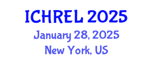 International Conference on Human Rights and Evolution of Law (ICHREL) January 28, 2025 - New York, United States