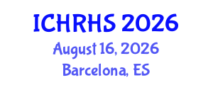 International Conference on Human Rights and Human Security (ICHRHS) August 16, 2026 - Barcelona, Spain