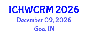 International Conference on Human-Wildlife Conflicts and Risk Management (ICHWCRM) December 09, 2026 - Goa, India International Conference on Human-Wildlife Conflicts and Risk Management (ICHWCRM) December 09, 2026 - Goa, India