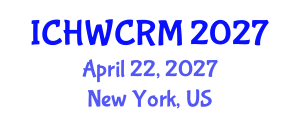 International Conference on Human-Wildlife Conflicts and Risk Management (ICHWCRM) April 22, 2027 - New York, United States International Conference on Human-Wildlife Conflicts and Risk Management (ICHWCRM) April 22, 2027 - New York, United States