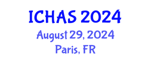 International Conference on Humanitarian Aid and Service (ICHAS) August 29, 2024 - Paris, France