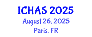 International Conference on Humanitarian Aid and Service (ICHAS) August 26, 2025 - Paris, France