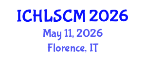 International Conference on Humanitarian Logistics and Supply Chain Management (ICHLSCM) May 11, 2026 - Florence, Italy International Conference on Humanitarian Logistics and Supply Chain Management (ICHLSCM) May 11, 2026 - Florence, Italy