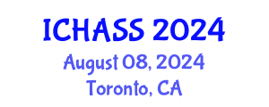 International Conference on Humanities, Administrative and Social Sciences (ICHASS) August 08, 2024 - Toronto, Canada